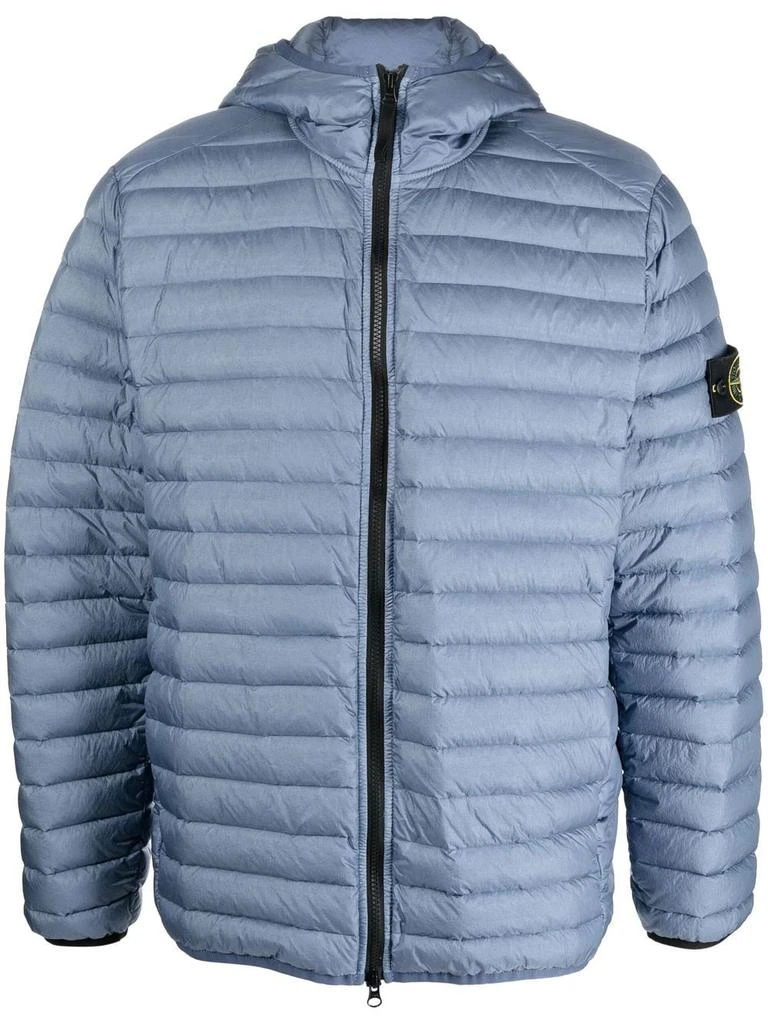 商品Stone Island|STONE ISLAND - Down Jacket With Logo,价格¥7061,第1张图片