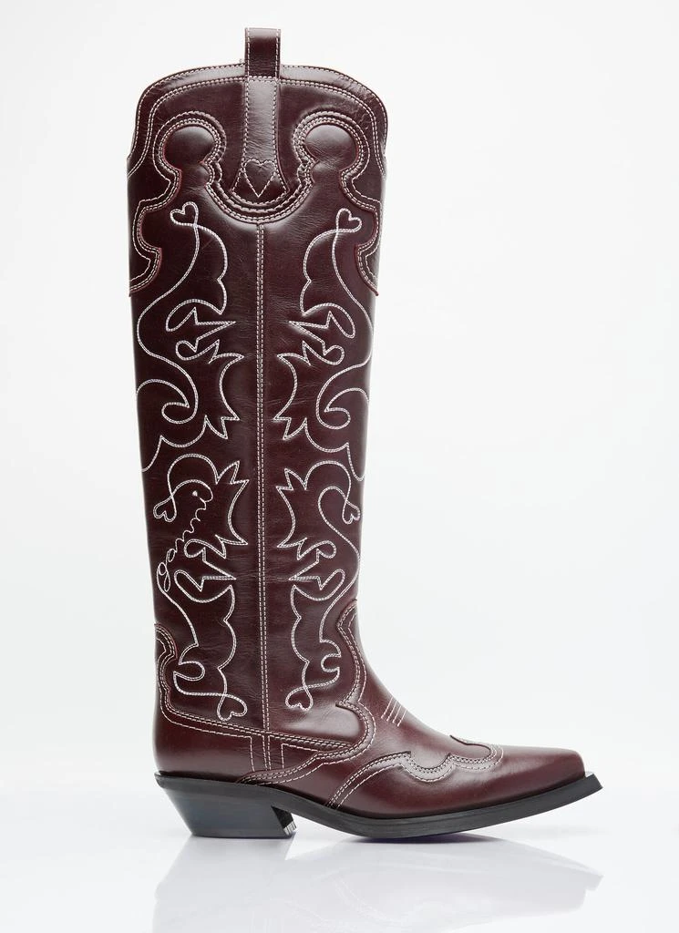 商品Ganni|Embroidered Western Boots,价格¥2775,第1张图片