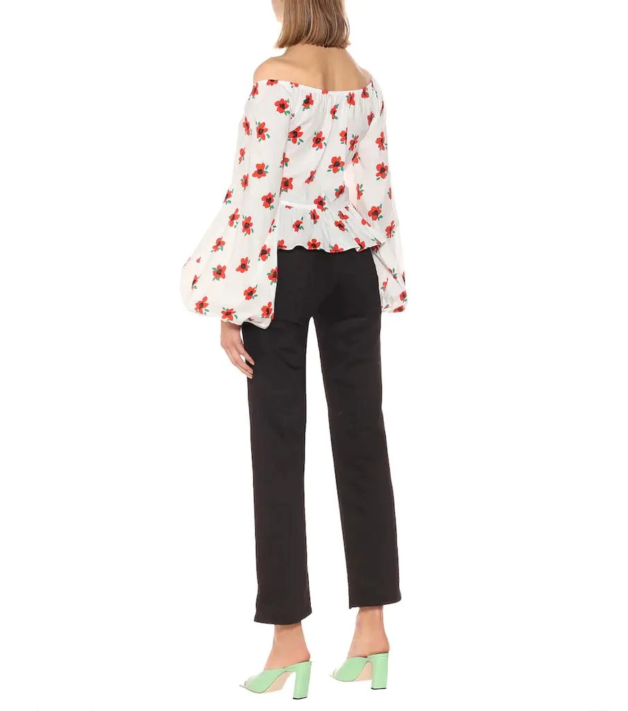 商品CAROLINE CONSTAS|Onira floral cotton top,价格¥2544,第3张图片详细描述