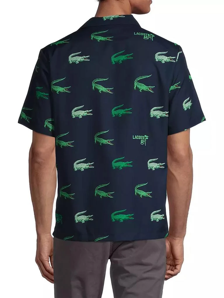 商品Lacoste|Crocodile-Printed Woven Shirt,价格¥825,第5张图片详细描述