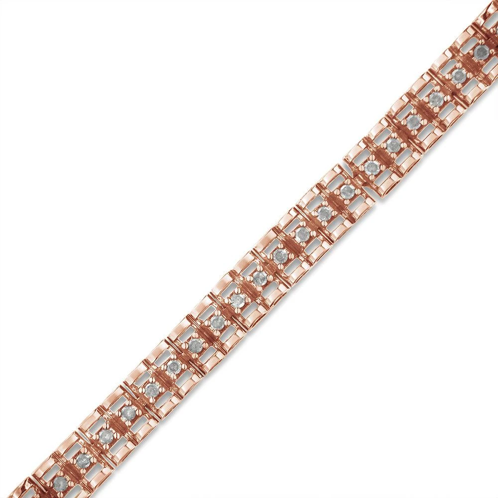 商品Haus of Brilliance|.925 Sterling Silver Diamond Double-Link 7" Tennis Bracelet,价格¥2547,第3张图片详细描述