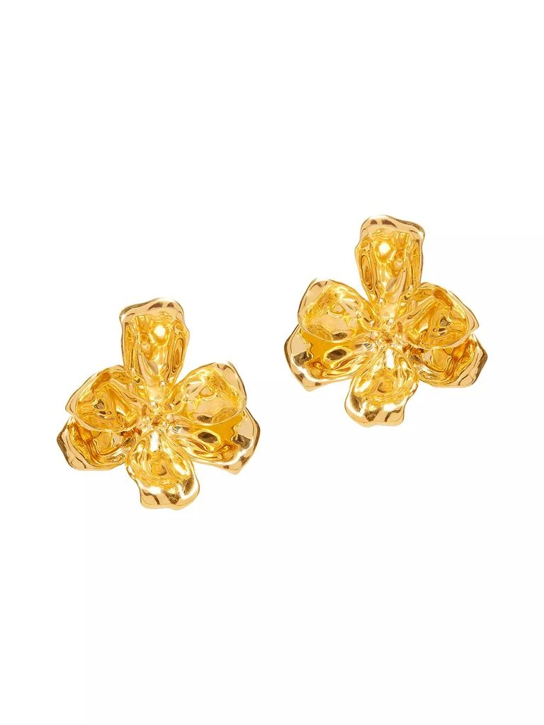 商品Oscar de la Renta|Broken Tulip 14K-Gold-Plated Earrings,价格¥1766,第1张图片