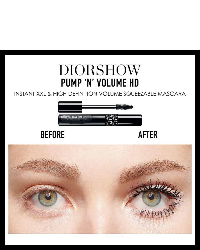 商品Dior|Diorshow Pump 'N' Volume HD Instant XXL Volume - Lash-Multiplying Effect,价格¥219,第2张图片详细描述