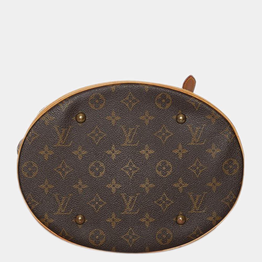 商品[二手商品] Louis Vuitton|Louis Vuitton Brown Monogram Bucket GM Bag,价格¥6944,第6张图片详细描述