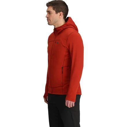商品Outdoor Research|Vigor Grid Fleece Full-Zip Hooded Jacket - Men's,价格¥593,第3张图片详细描述