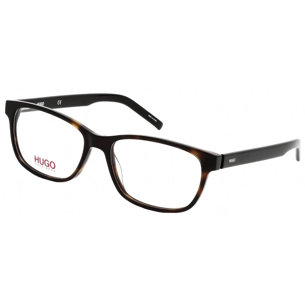 商品Hugo Boss|Hugo Men's Eyeglasses - Clear Lens Dark Havana Rectangular Frame | HG 1115 0086 00,价格¥326,第1张图片