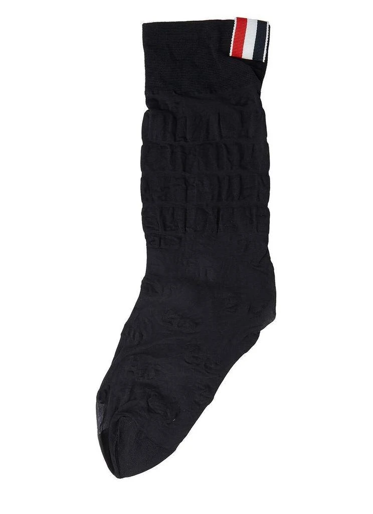 商品Thom Browne|Thom Browne Logo Tag Graphio Motif Socks,价格¥857,第2张图片详细描述