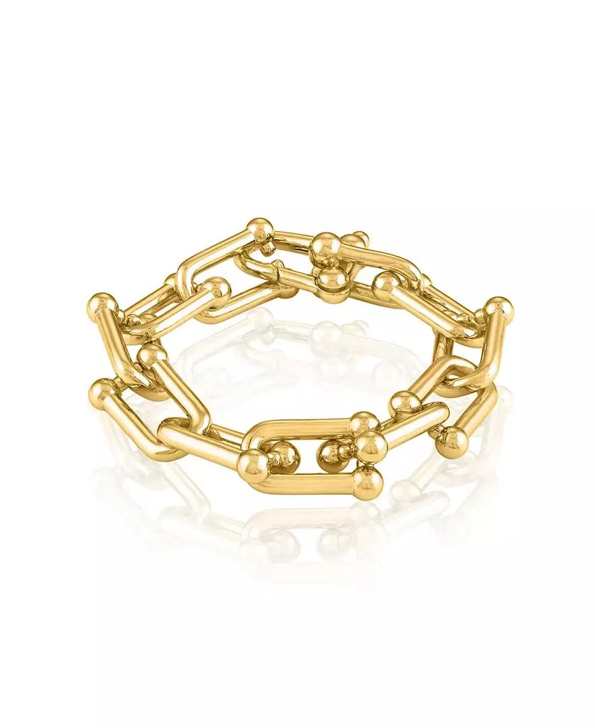 商品OMA THE LABEL|Kosi Bracelet in 18K Gold-Plated Brass,价格¥754,第2张图片详细描述