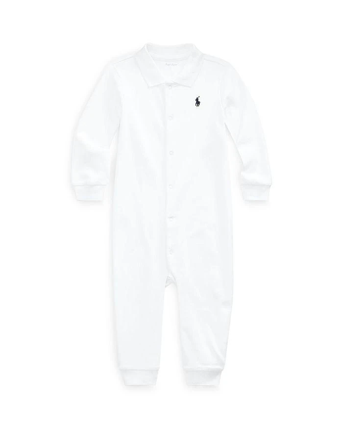 商品Ralph Lauren|Boys' Interlock Solid Coverall - Baby,价格¥305,第1张图片