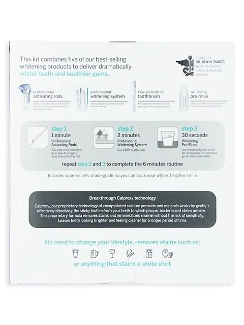 商品Supersmile|6 Minutes To A Whiter Smile 5-Piece Teeth Whitening Kit,价格¥464,第5张图片详细描述
