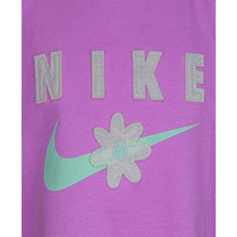商品NIKE|Little Girls Daisy Sport Boxy T-shirt,价格¥54,第3张图片详细描述