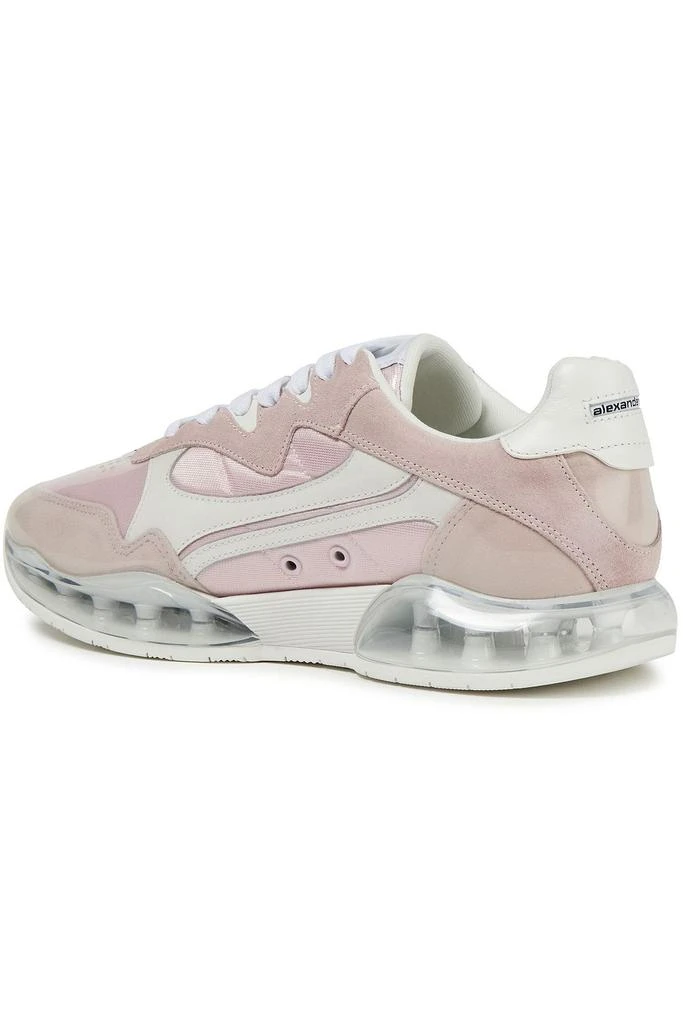 商品Alexander Wang|Stadium layered PVC, leather, suede and mesh sneakers,价格¥1652,第3张图片详细描述