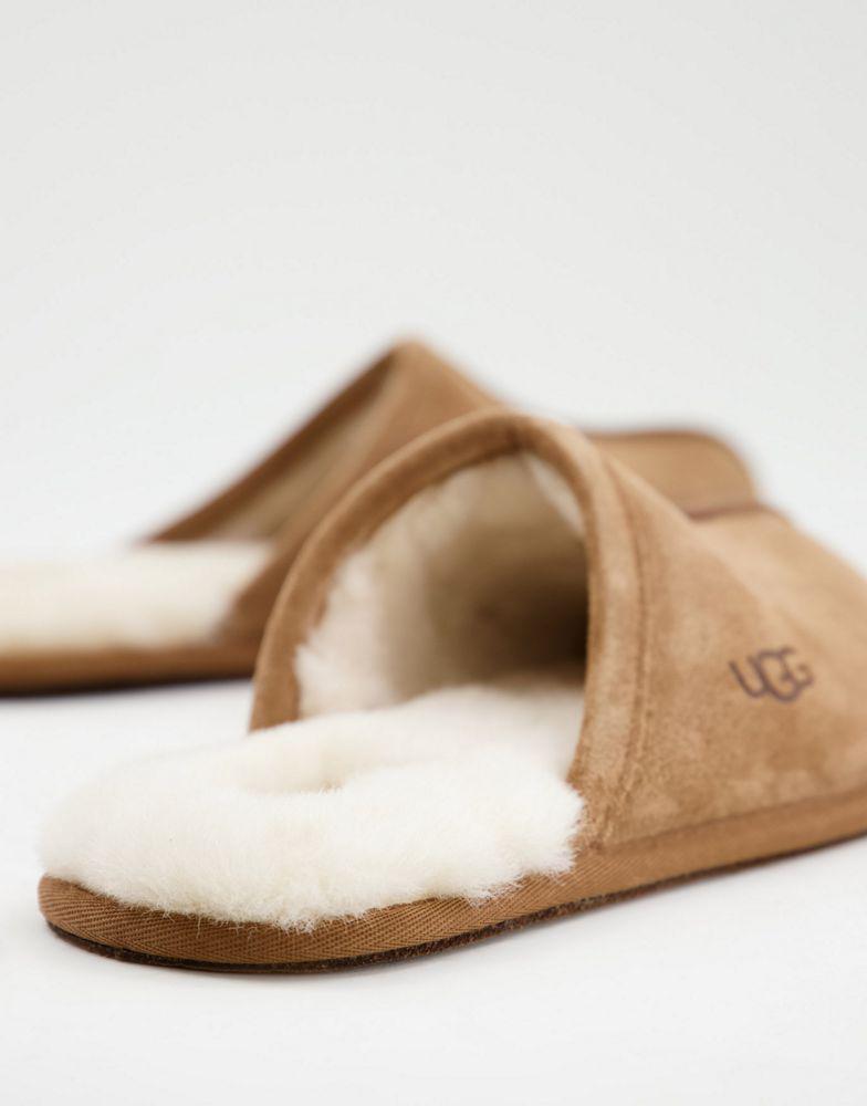 商品UGG|Ugg scuff sheepskin slippers in tan,价格¥643,第6张图片详细描述