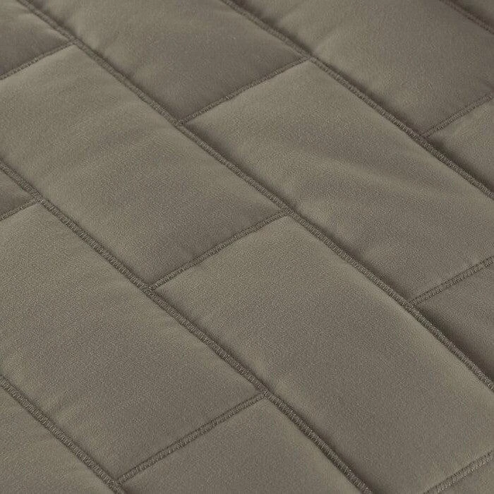 商品Hivvago|Twin/Twin XL Modern Brick Stitch Microfiber Reversible 2 Piece Comforter Set in Taupe,价格¥1323,第4张图片详细描述
