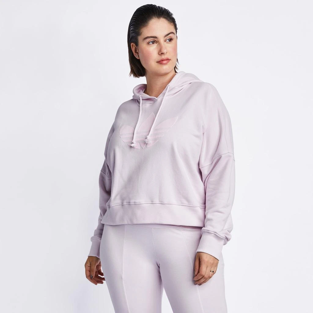 商品Adidas|adidas Originals Aerobic Plus Over The Head Hoody - Women Hoodies,价格¥467,第1张图片