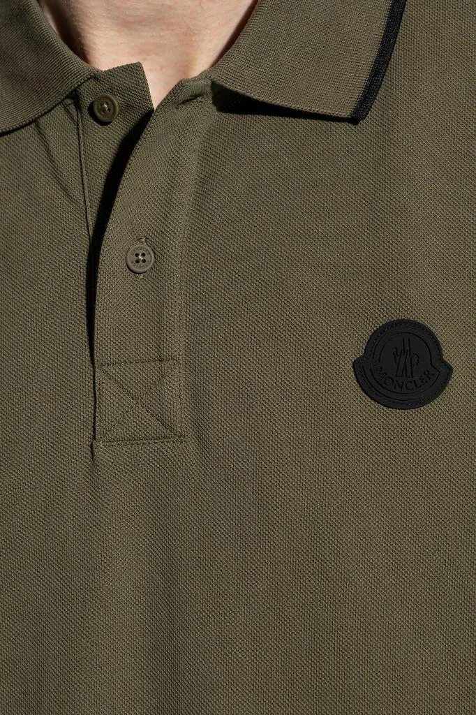 商品Moncler|Moncler Logo Printed Short-Sleeved Polo Shirt,价格¥2324,第4张图片详细描述