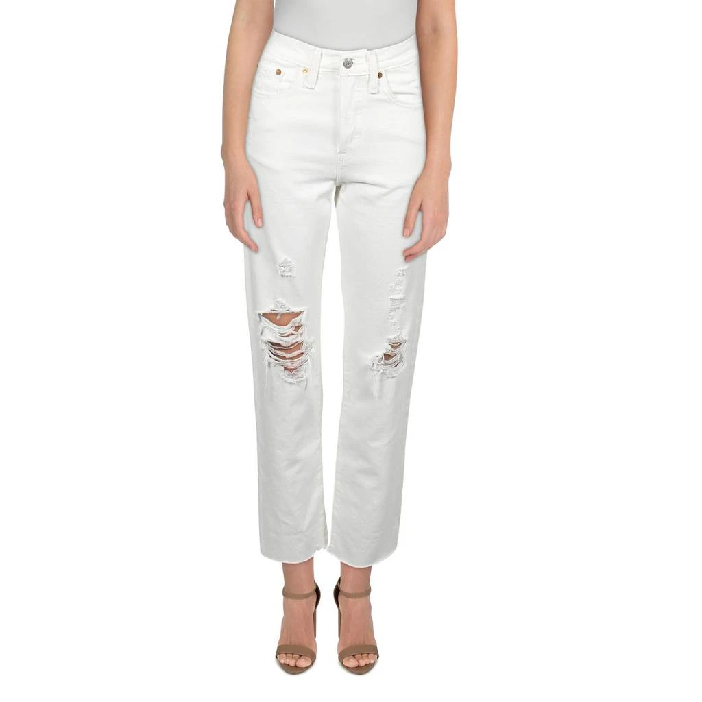 商品Levi's|Levi's Womens Wedgie High Rise Cropped Straight Leg Jeans,价格¥107,第1张图片