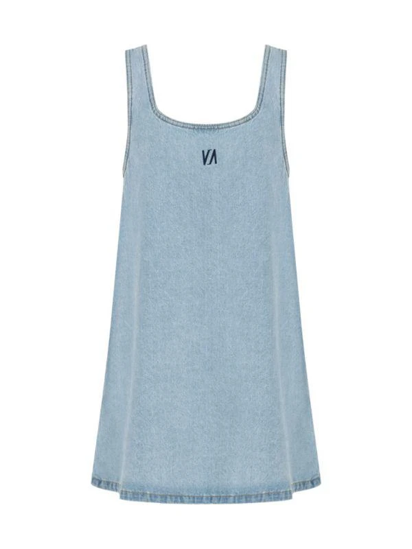 商品Nocturne|Scoopneck Mini Denim Dress,价格¥712,第3张图片详细描述