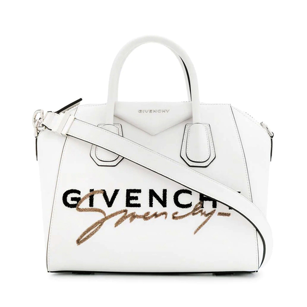 商品[国内直发] Givenchy|Givenchy 纪梵希 白色牛皮ANTIGONA中号女士手提包 BB500CB0LZ-100,价格¥10925,第1张图片