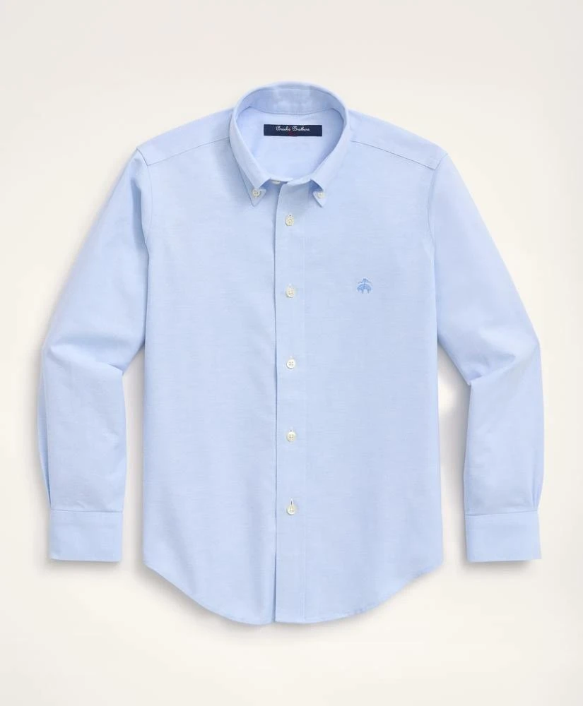 商品Brooks Brothers|Boys Non-Iron Stretch Cotton Oxford Sport Shirt,价格¥576,第1张图片