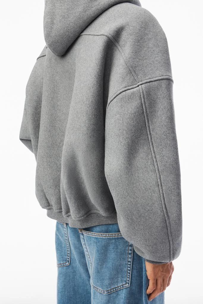 商品Alexander Wang|STAR ZIP UP HOODIE IN DENSE FLEECE,价格¥3231,第5张图片详细描述