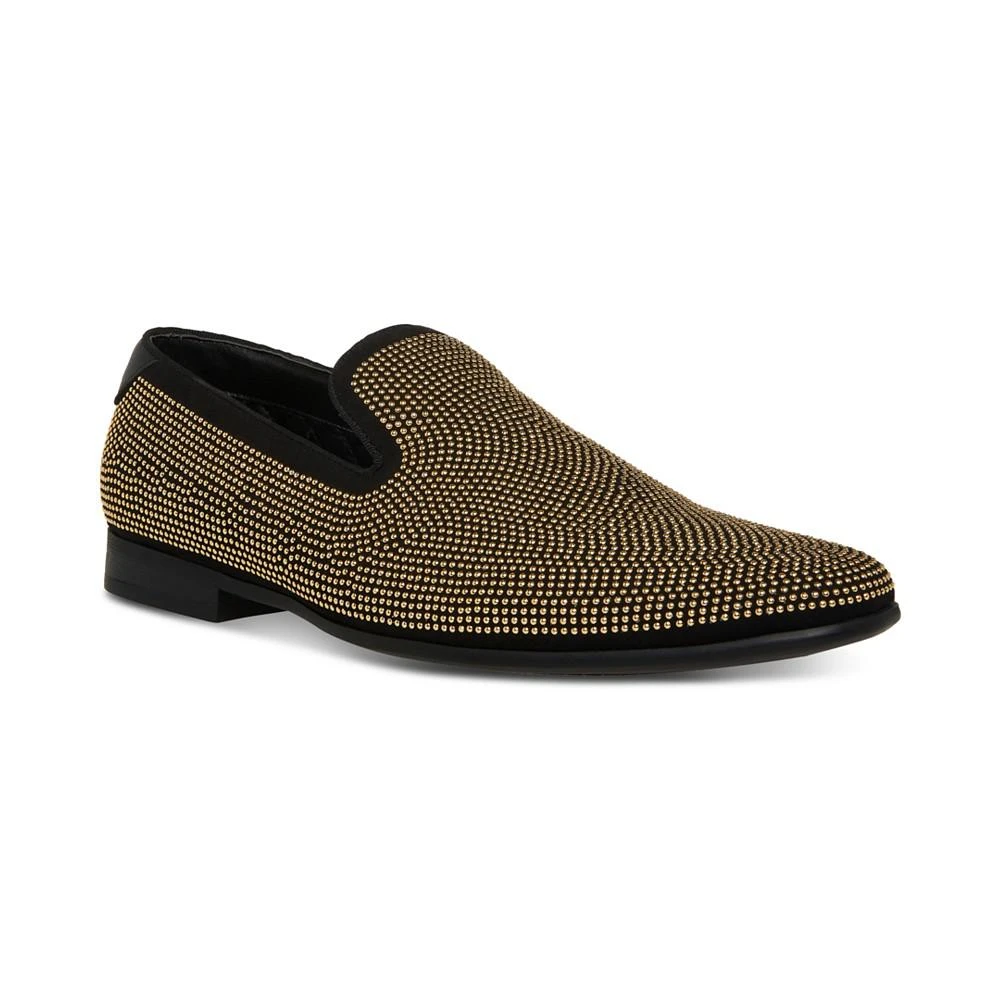 商品Steve Madden|Men's Mezmoryz Stud Smoking Slipper,价格¥470,第1张图片
