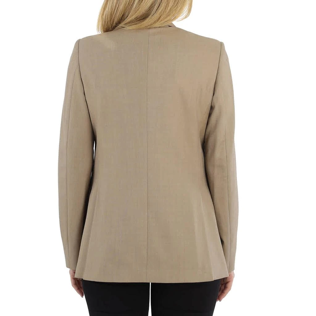 商品Burberry|Ladies Pecan Melange Single-Breasted Blazer Jacket,价格¥5161,第3张图片详细描述