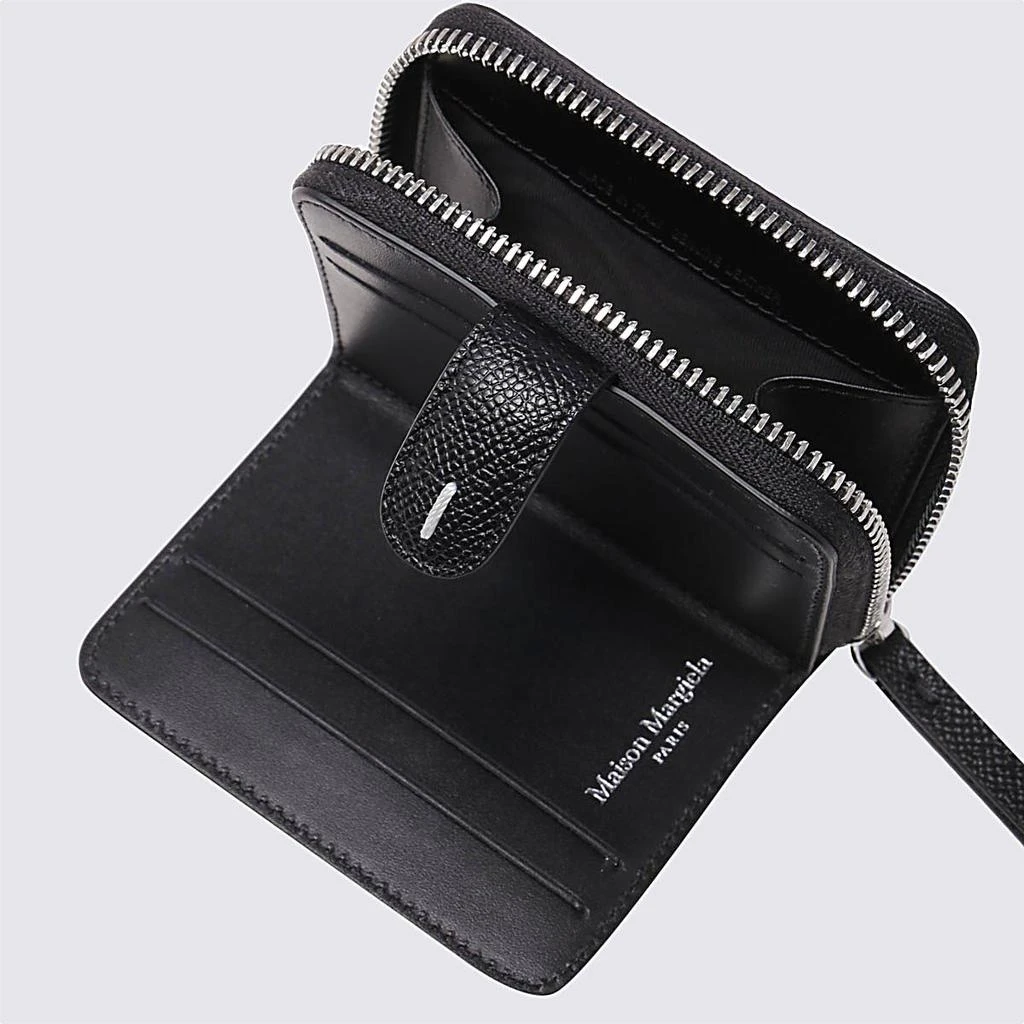 商品MAISON MARGIELA|MAISON MARGIELA BLACK LEATHER WALLET,价格¥2835,第2张图片详细描述