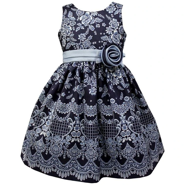 商品Jayne Copeland|Navy Special Occasion Dress, Little Girls (4-6X),价格¥390,第1张图片