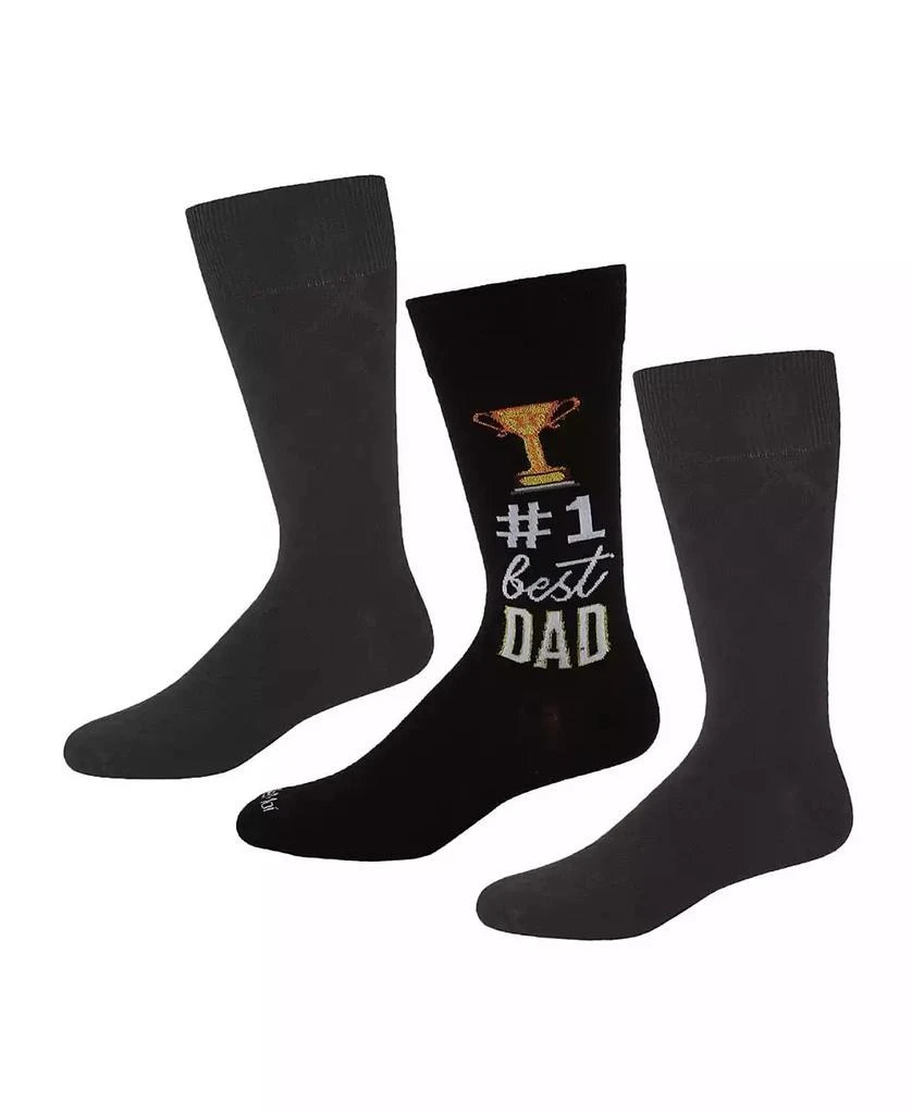 商品Memoi|Men's Novelty Rayon From Bamboo Blend 3 Pair Pack Socks,价格¥203,第1张图片