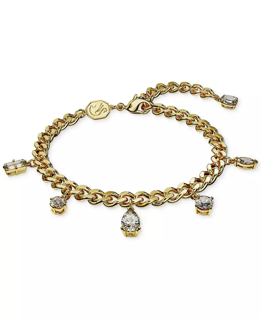 商品Swarovski|Gold-Tone Dextera Crystal Chain Bracelet,价格¥670,第1张图片