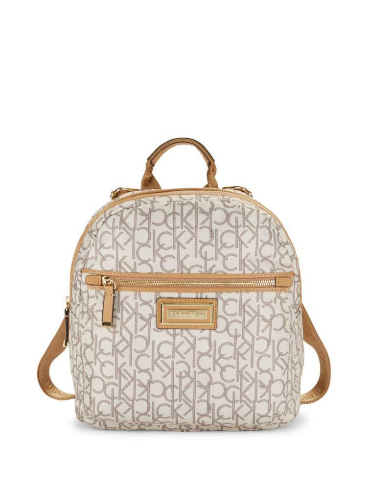 商品Calvin Klein|Logo Monogrammed Mini Backpack,价格¥357,第2张图片详细描述