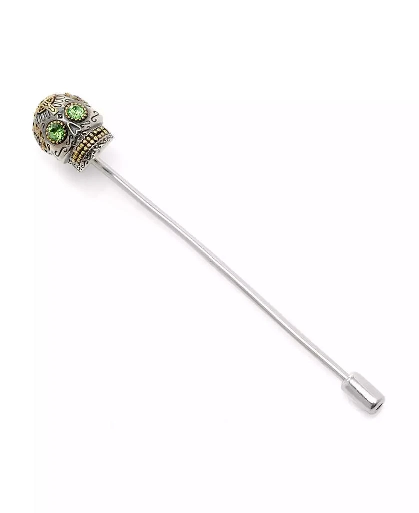 商品Ox and Bull Trading Co.|Men's Sterling Silver Skull Stick Pin,价格¥733,第1张图片