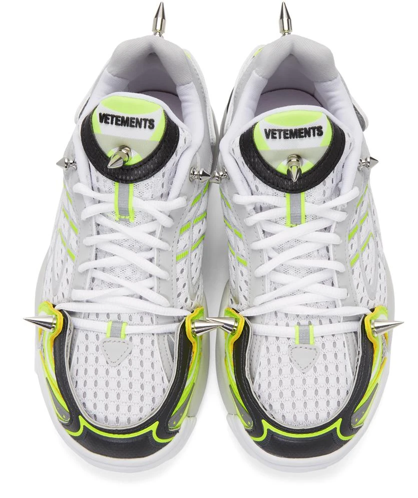 商品Vetements|Grey & Yellow Reebok Edition Spike Runner 400 Sneakers,价格¥2350,第5张图片详细描述