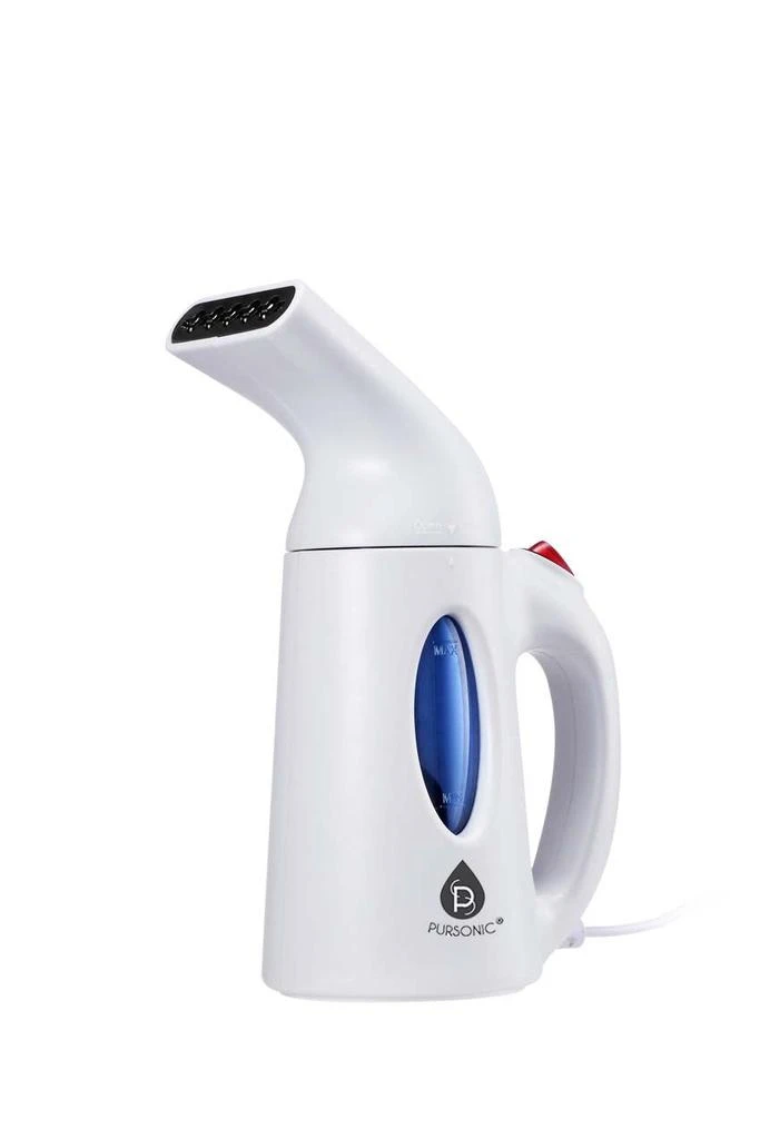 商品PURSONIC|Portable 130ml Handheld Fabric Fast Heat-up Powerful Garment Clothes Steamer with High Capacity for Home and Travel,WHITE,价格¥278,第1张图片