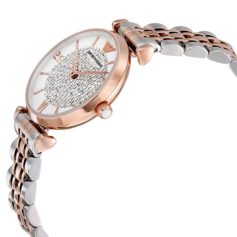 【瑕疵】女士 Emporio Armani 阿玛尼 满天星 镶钻 石英表 玫瑰金 AR1926 商品