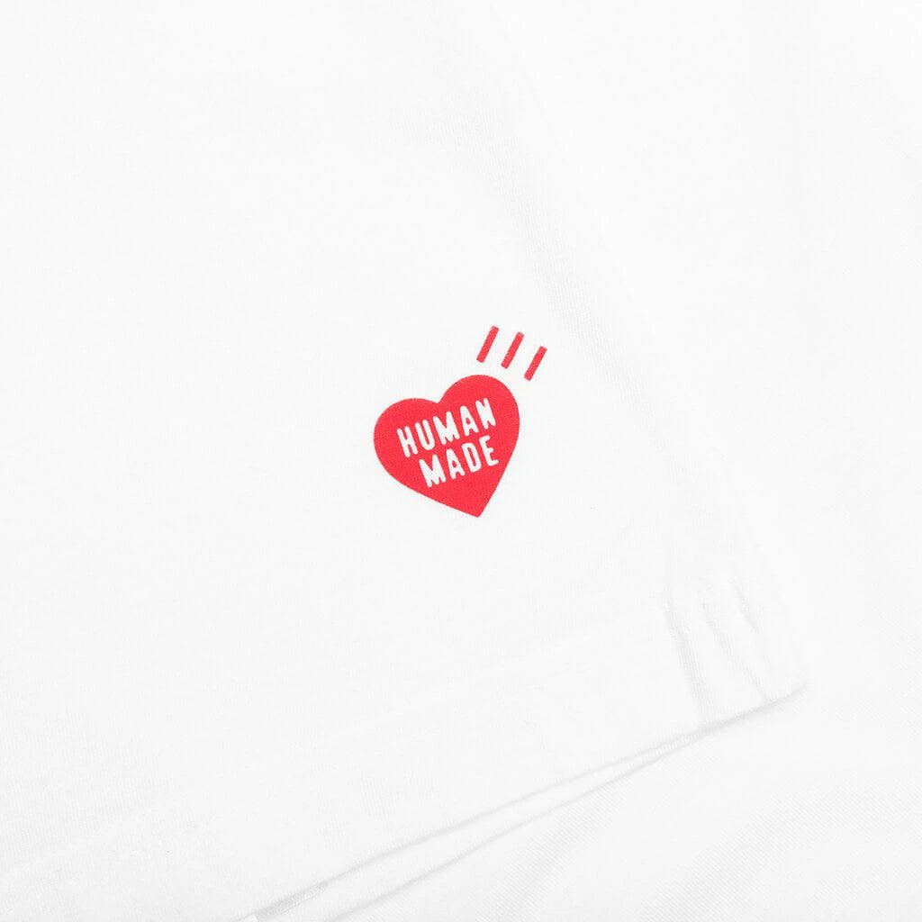 商品Human Made|3 Pack T-Shirt Set - White,价格¥560,第4张图片详细描述