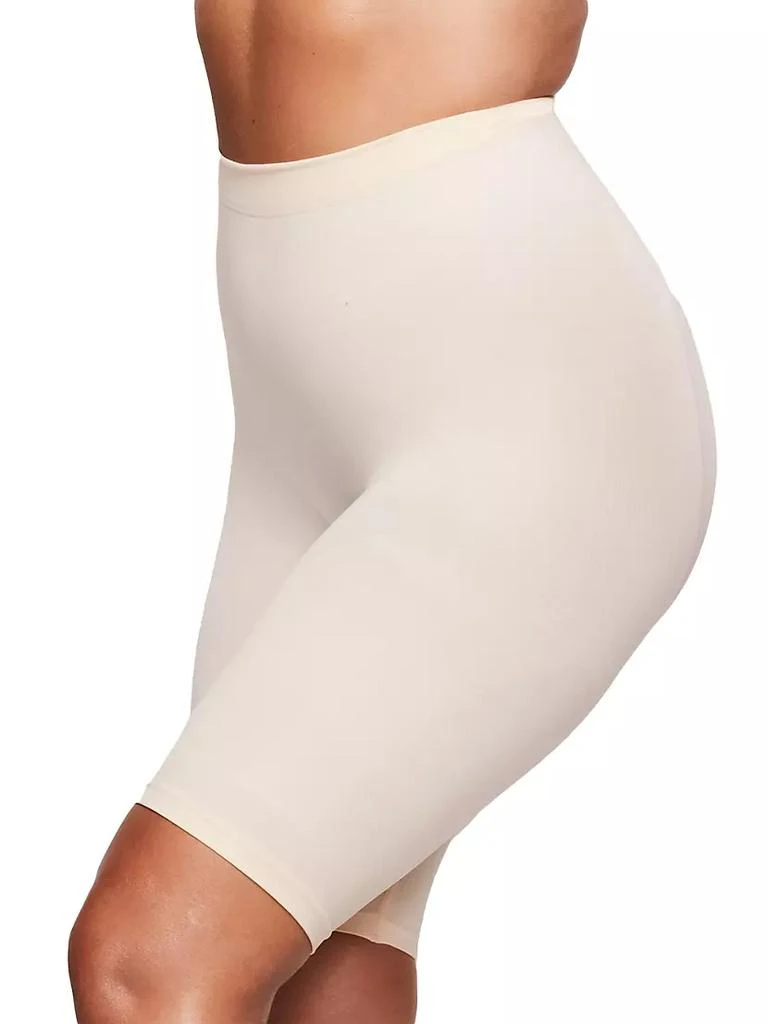 商品SKIMS|Seamless Sculpt High-Waisted Above-The-Knee Shorts,价格¥291,第4张图片详细描述