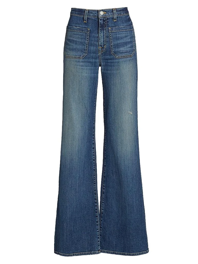 商品Nili Lotan|Florence High-Rise Boot-Cut Jeans,价格¥3118,第1张图片