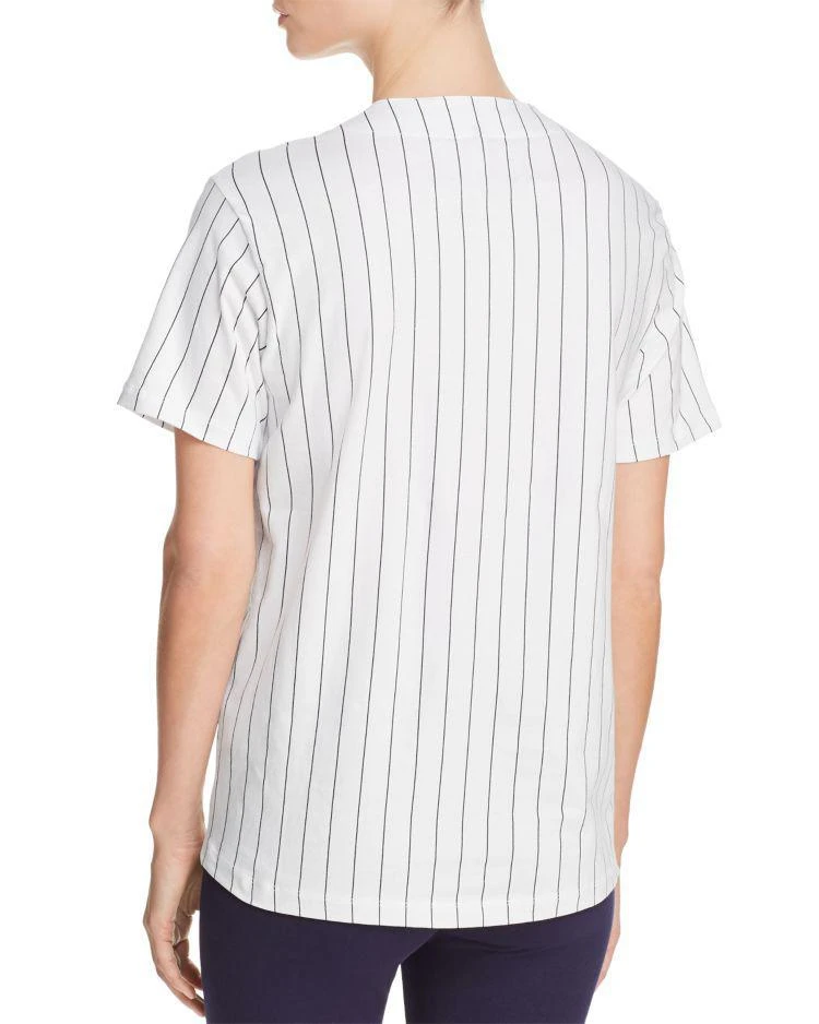 商品Fila|Lacey Pinstriped Baseball Shirt ,价格¥347,第2张图片详细描述