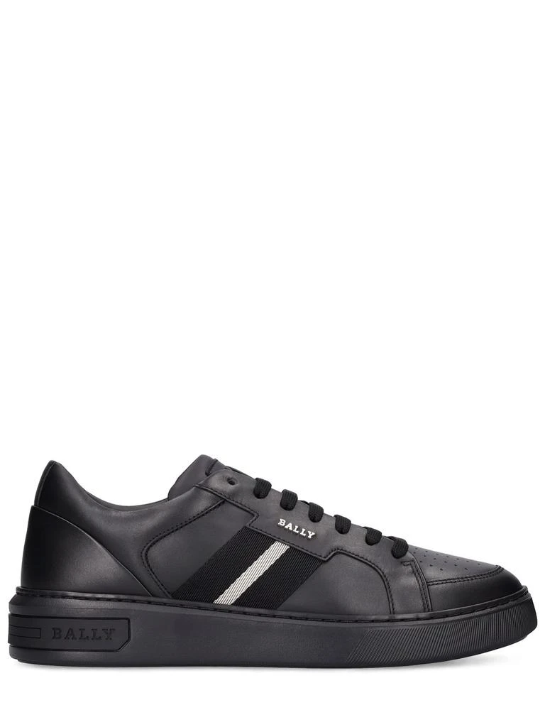 商品Bally|Moony Leather Low Top Sneakers,价格¥4595,第1张图片