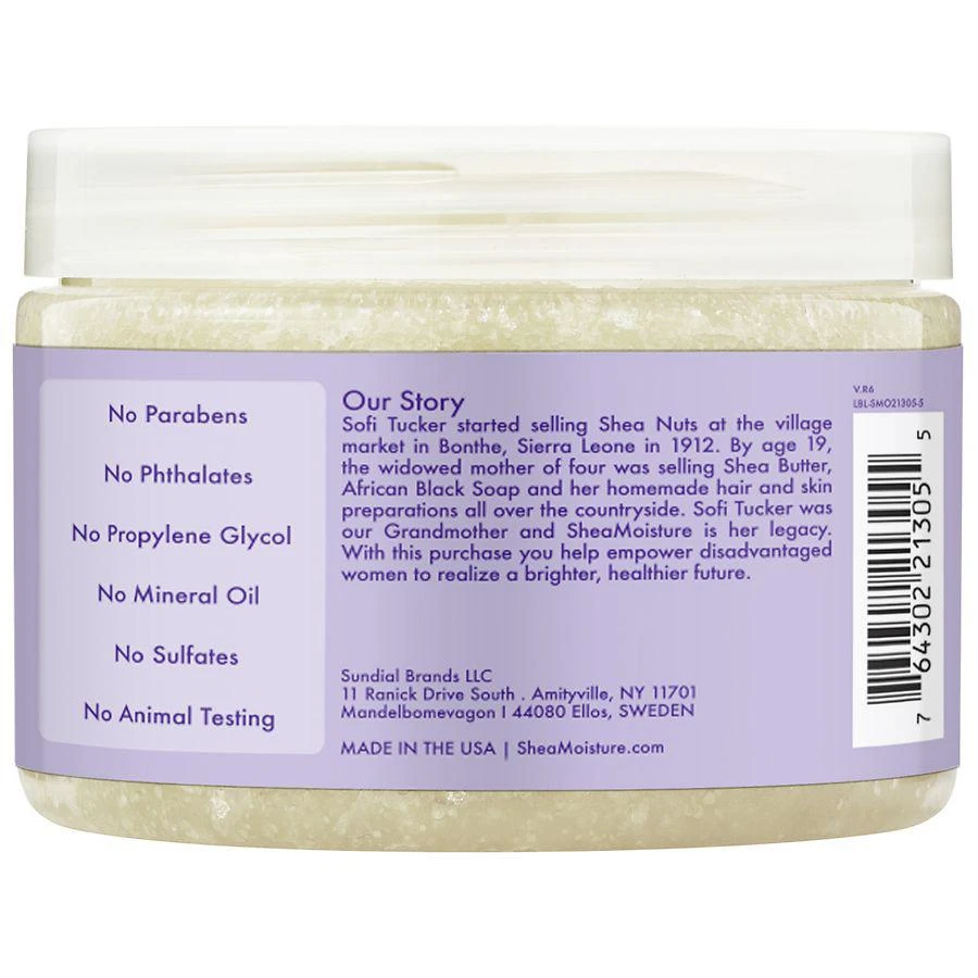 商品SheaMoisture|Calming Hand and Body Scrub Lavender and Wild Orchid,价格¥90,第2张图片详细描述