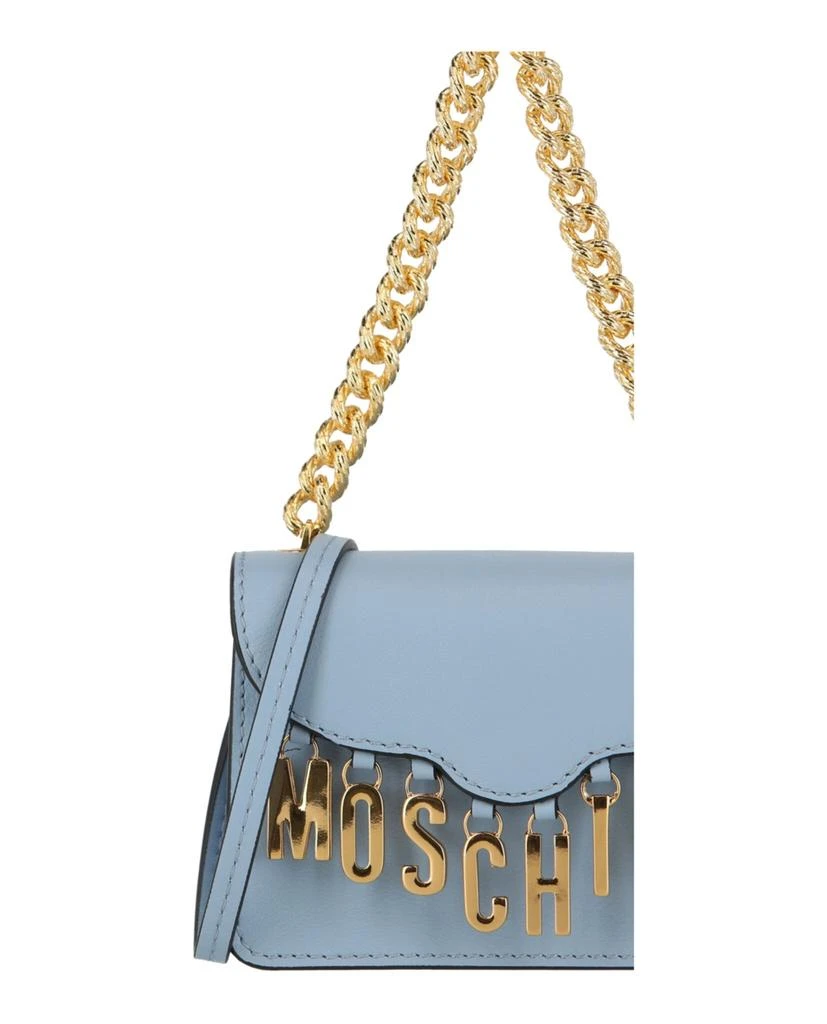 商品Moschino|Logo Charm Mini Shoulder Bag,价格¥3159,第3张图片详细描述