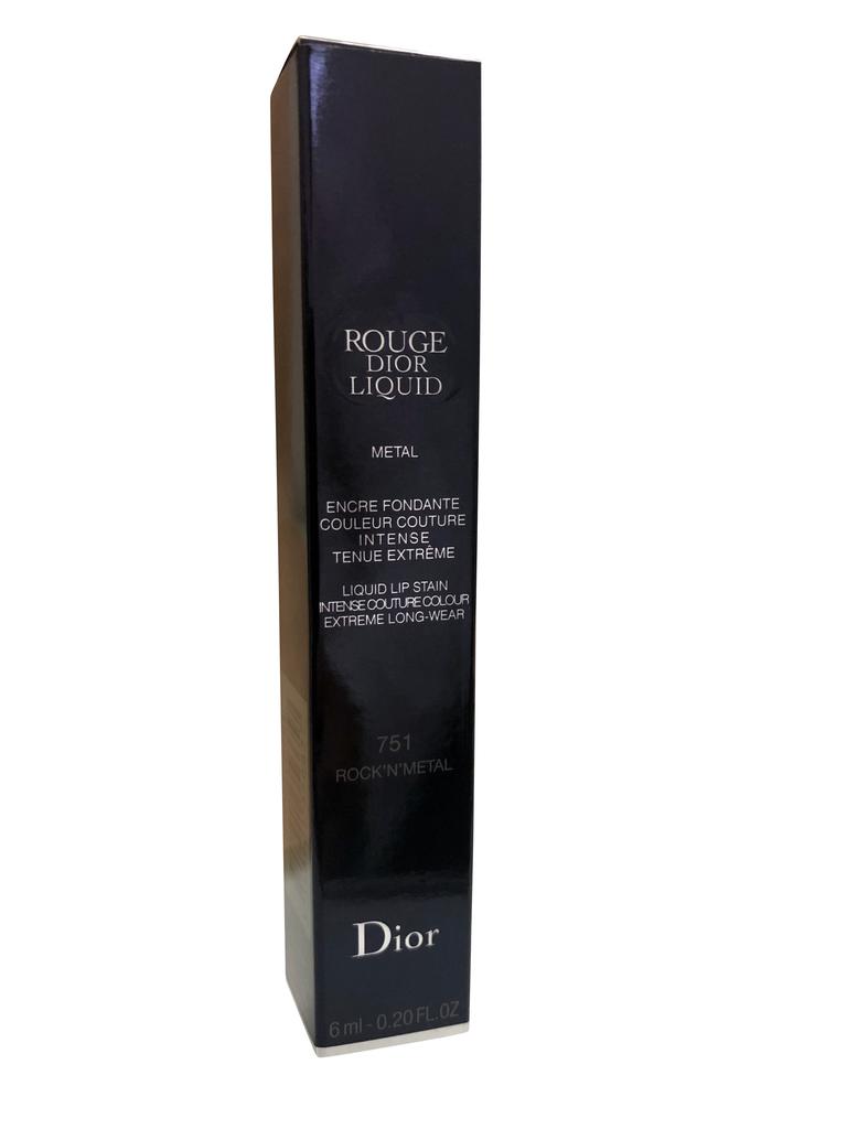 Dior Rouge Dior Liquid Metal 751 Rock N Metal 0.20 OZ商品第1张图片规格展示