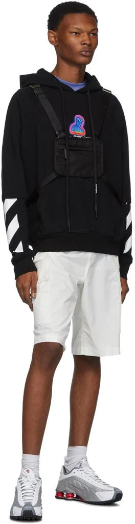 商品Off-White|Black & Multicolor Thermo Double Sleeve Hoodie,价格¥3052,第5张图片详细描述