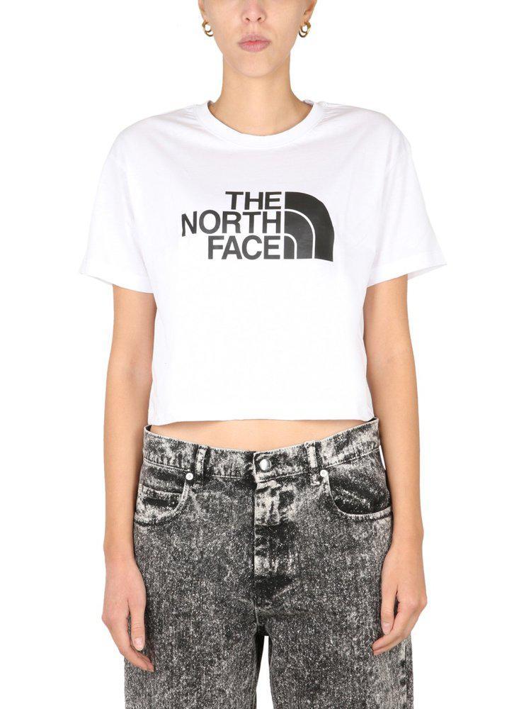 商品The North Face|The North Face Logo-Printed Cropped T-Shirt,价格¥267,第1张图片