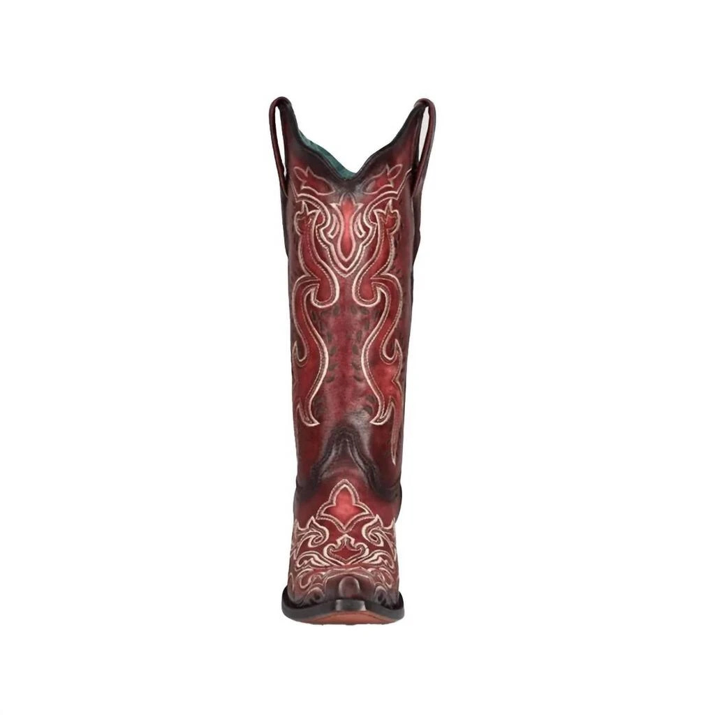 商品Corral Boots|Women's Burnished Embroidered Snip Toe Boot,价格¥1229,第2张图片详细描述
