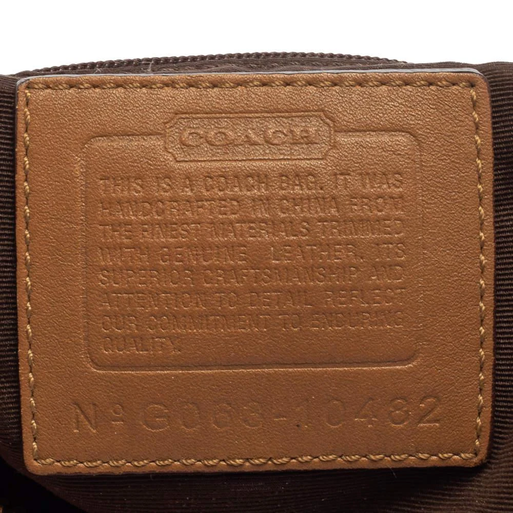 Coach Beige/Brown Signature Canvas and Leather Hobo 商品
