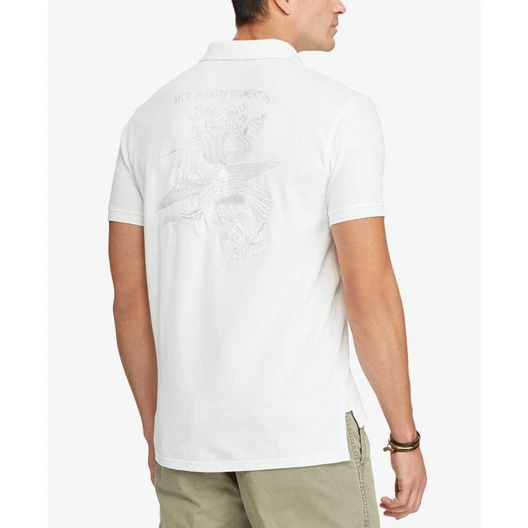 商品Ralph Lauren|Men's Big & Tall Classic-Fit Souvenir Cotton Polo Shirt,价格¥361,第3张图片详细描述