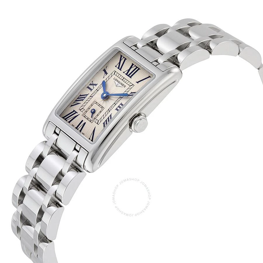 商品Longines|黛绰维纳系列蓝钢指针女士腕表 L52554716,价格¥8032,第2张图片详细描述